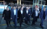 بازدید استاندار قزوین از شرکت شیشه لیا /تاکید نوذری بر راه اندازی دبیرخانه ستاد رفع موانع تولید در استانداری