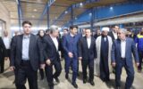 آیین افتتاح  شرکت نخ تایر رازی در تاکستان با حضور وزیر ارتباطات و فن آوری اطلاعات و معاون وزیر صمت