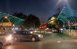 اجرای نورپردازی پل رودخانه نواب جنوبی به مناسبت هفته فرهنگی قزوین