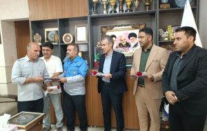 تجلیل از پرسنل آتش نشانی شهرداری خاکعلی با حضور مدیران استانی