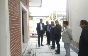 بازدید فرماندار و رییس دادگستری شهرستان آبیک  از پروژه های در حال اجرای شهر خاکعلی