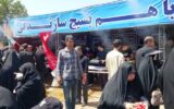 خدمت‌رسانی جهادگران بسیج سازندگی در همایش «دلدادگان حضرت اباعبدالله الحسین(ع)/ ۷۰ گروه جهادی به زائران حسینی در ایران و کربلا خدمت رسانی کردند