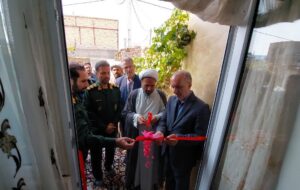 افتتاح مسکن ولی‌نعمتان در روستای شید اصفهان اقبالیه